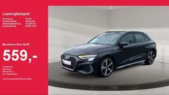 Schwarz Gebraucht 2024 Audi A3 Sportback S-Line Limousine | 38.990 € (Guter Preis)