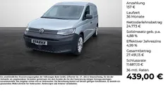 Silber (reflexsilber metallic) Gebraucht 2021 VW Caddy Maxi Basis Van / Kleinbus | 24.930 € (Superpreis)