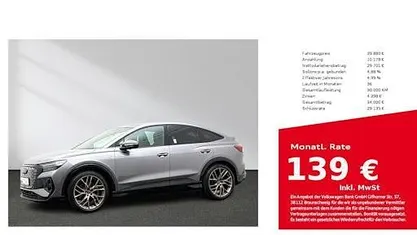 Gebraucht Audi Q4 Sportback e-tron Ambiente 219 kW (299 PS) 2023 Taifungrau metallic SUV