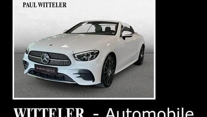 Gebraucht Mercedes E200 AMG line 197 PS (144 kW) 2021 Unilack polarweiß Cabrio