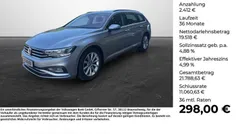 Silber Gebraucht 2020 VW Passat Business Kombi | 21.930 € (Fairer Preis)