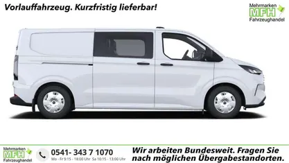 Frozen white Neu 2025 Ford Transit Custom Trend Van / Kleinbus | 43.721 € (Fairer Preis)
