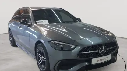 Gebraucht Mercedes C300e AMG line 204 PS (150 kW) 2023 Selenitgrau metallic Kombi