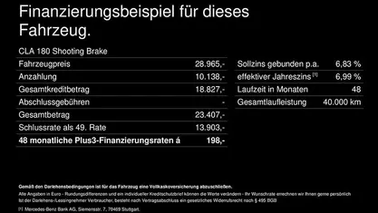 Gebraucht Mercedes CLA180 Shooting Brake 136 PS (100 kW) 2024 Unilack nachtschwarz Kombi