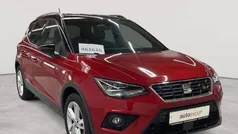 Desire rot metallic / dach midnight schwarz metallic Gebraucht 2021 Seat Arona FR SUV | 19.990 € (Fairer Preis)