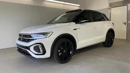 [0qa1] pure white / dach schwarz Neu 2025 VW T-Roc Style SUV | 42.290 € (Fairer Preis)