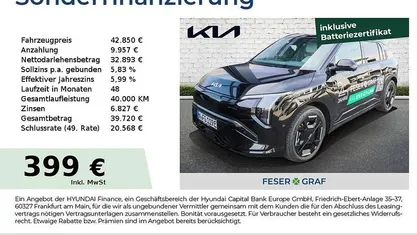 Auroraschwarz Gebraucht 2025 Kia EV3 GT-Line SUV | 42.850 € (Fairer Preis)