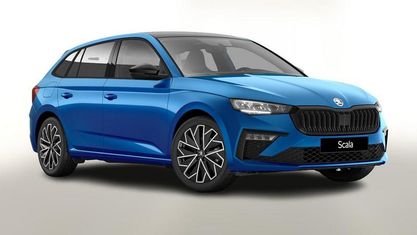 Nouvelle Skoda Scala Dynamic 150 ch (110 kW) 2026 Bleue Citadine
