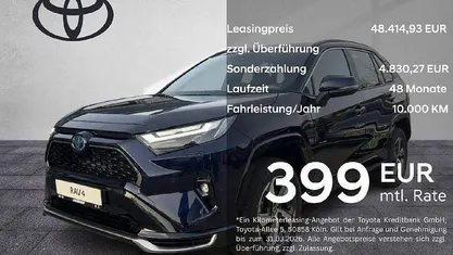 Dark blue metallic Neu 2025 Toyota RAV4 Hybrid SUV | 52.990 € (Fairer Preis)