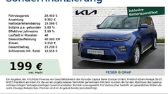 Blau Gebraucht 2024 Kia Soul EV Inspiration SUV | 28.450 € (Superpreis)