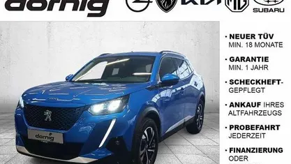 Blau Gebraucht 2021 Peugeot e-2008 Allure SUV | 16.490 € (Fairer Preis)