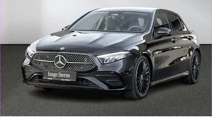 Gebraucht Mercedes A200 AMG 163 PS (119 kW) 2023 Unilack nachtschwarz Limousine