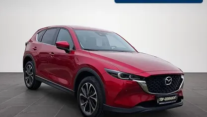 Soul red crystal metallic Gebraucht 2024 Mazda CX-5 Ad'Vantage SUV | 32.980 € (Guter Preis)