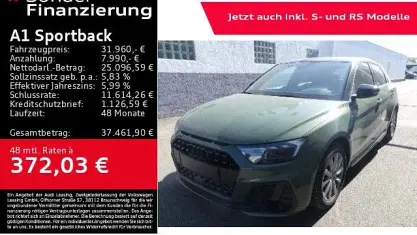 Gebraucht Audi A1 Sportback S-Line 207 PS (152 kW) 2025 Grün Kleinwagen