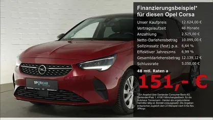 Gebraucht Opel Corsa Elegance 101 PS (74 kW) 2022 Rot Kleinwagen