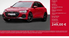 Rot Gebraucht 2024 Audi A3 Sportback S-Line Limousine | 33.732 € (Fairer Preis)