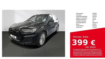 Gebraucht Audi Q7 Competition 286 PS (210 kW) 2023 Mythosschwarz metallic SUV