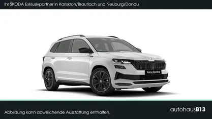 Weiß Neu 2025 Skoda Karoq SportLine SUV | 38.390 € (Fairer Preis)