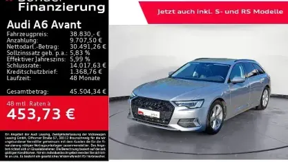 Gebraucht Audi A6 Advanced 265 PS (194 kW) 2024 Florettsilber metallic Kombi