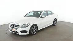 Weiß Gebraucht 2018 Mercedes C300 AMG line Limousine | 26.560 € (Fairer Preis)