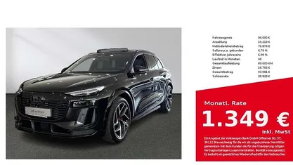 Neu Audi Q6 e-tron Performance 225 kW (306 PS) 2026 Mythosschwarz SUV