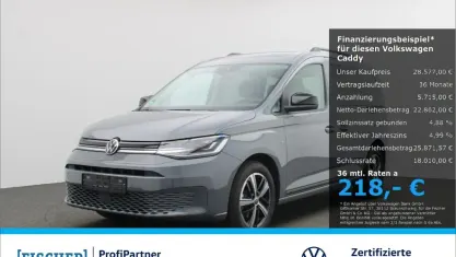 Gebraucht VW Caddy Dark Label 114 PS (83 kW) 2023 Grau Van / Kleinbus