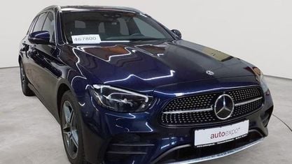 Second-hand Mercedes E300 AMG line 194 CP (142 kW) 2023 Albastru Break