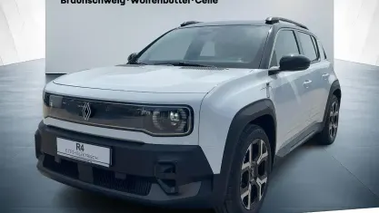 Gebraucht Renault 4 E-Tech Komfort 110 kW (150 PS) 2025 Arktisweiß mit schwarzem dach (weiß) SUV