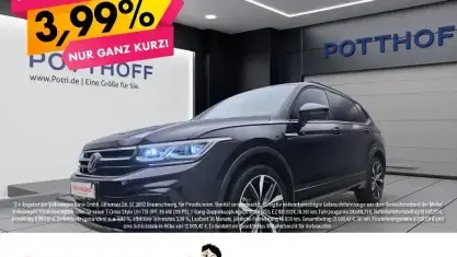 Gebraucht VW Tiguan Allspace R-line 193 PS (141 kW) 2024 Deep black perleffekt SUV