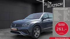 Grau Gebraucht 2022 VW Tiguan Allspace Elegance SUV | 36.490 € (Fairer Preis)