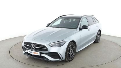 Używany Mercedes C300e AMG line 129 KM (94 kW) 2023 Srebrny Kombi