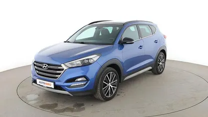Gebraucht Hyundai Tucson Passion Plus 177 PS (130 kW) 2018 Blau SUV