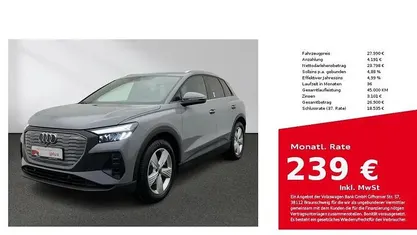 Kieselgrau Gebraucht 2023 Audi Q4 e-tron Comfort SUV | 27.990 € (Fairer Preis)