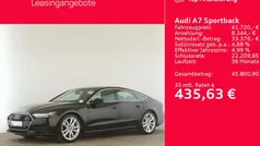 Schwarz Gebraucht 2022 Audi A7 Sportback Ambiente Kleinwagen | 41.720 € (Guter Preis)