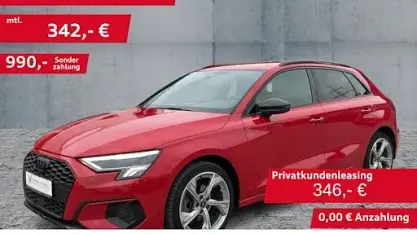 Gebraucht Audi A3 Advanced 150 PS (110 kW) 2023 Rot Limousine