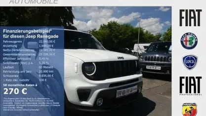 Gebraucht Jeep Renegade 241 PS (177 kW) 2021 Weiss SUV