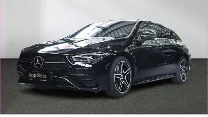Gebraucht Mercedes CLA200 Shooting Brake AMG 163 PS (119 kW) 2025 Unilack nachtschwarz Kombi