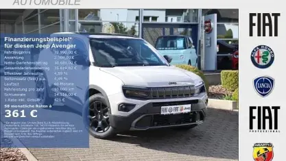 Neu Jeep Avenger Overland 145 PS (106 kW) 2026 Stone grey metallic (beige) SUV