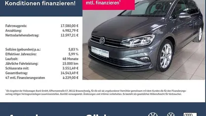 Grau Gebraucht 2019 VW Golf Sportsvan Highline Van / Kleinbus | 17.580 € (Fairer Preis)