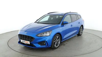 Gebraucht Ford Focus ST-Line 125 PS (91 kW) 2020 Blau Kombi