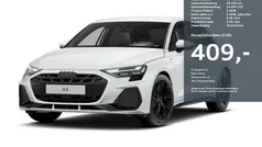 Mythosschwarz metallic Neu 2025 Audi A3 Sportback S-Line Limousine | 43.490 € (Fairer Preis)