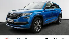 Blau Gebraucht 2021 Skoda Kodiaq SportLine SUV | 31.990 € (Fairer Preis)