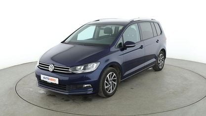 Gebraucht VW Touran Sound 150 PS (110 kW) 2017 Blau Van / Kleinbus