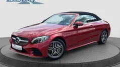 Hyazinthrot Gebraucht 2021 Mercedes C300 AMG line Cabrio | 38.980 € (Fairer Preis)