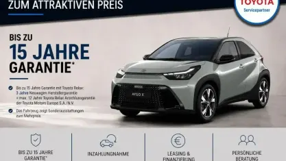Neu Toyota Aygo X Active 116 PS (85 kW) 2026 Celestite grey (grau) SUV
