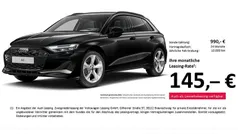 Schwarz Gebraucht 2024 Audi A3 Sportback Advanced Limousine | 31.265 € (Fairer Preis)