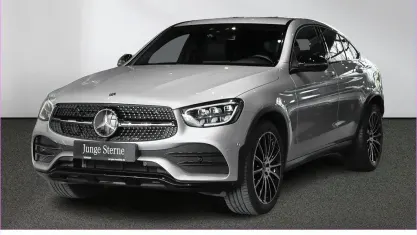 Brugt Mercedes GLC300 AMG 245 HK (180 kW) 2024 Sølv Coupe