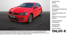 Rot Gebraucht 2021 VW Polo Active Limousine | 16.930 € (Fairer Preis)