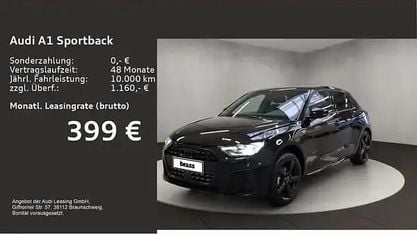 Ny Audi A1 Sportback Ambiente 116 HK (85 kW) 2025 Sort Hatchback