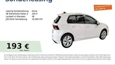 Weiß Gebraucht 2024 VW Golf VIII Life Limousine | 23.450 € (Fairer Preis)